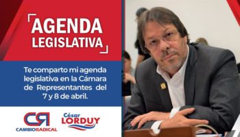 Agenda de Cesar Lorduy en la Cámara de Representantes 2