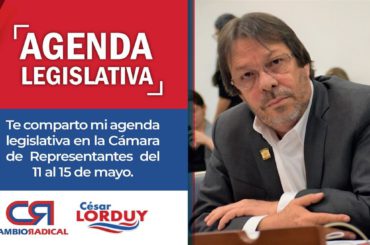 Agenda en la Cámara de Cesar Lorduy