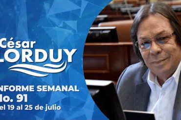 Informe de actividades de Cesar Lorduy