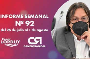 Informe de actividades de Cesar Lorduy