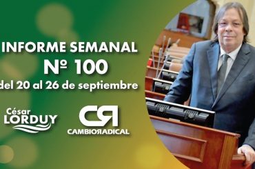 Cesar Lorduy informe 100