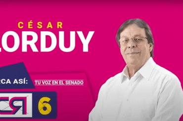 COMO VOTAR POR CESAR LORDUY