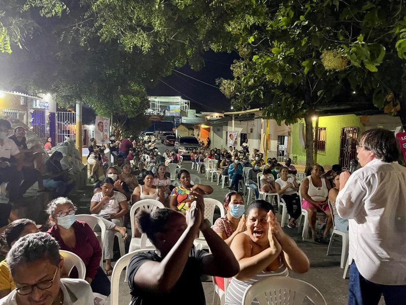 Desde el barrio La Manga, en Barranquilla, apoyan candidatura al senado de Cesar Lorduy 1