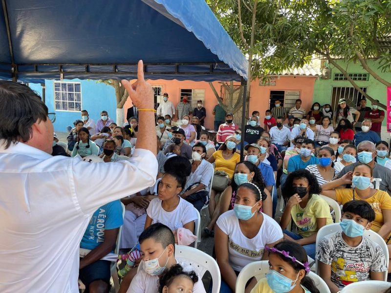 Lorduy obtuvo respaldo a su candidatura desde el barrio Montes, en Barranquilla 2