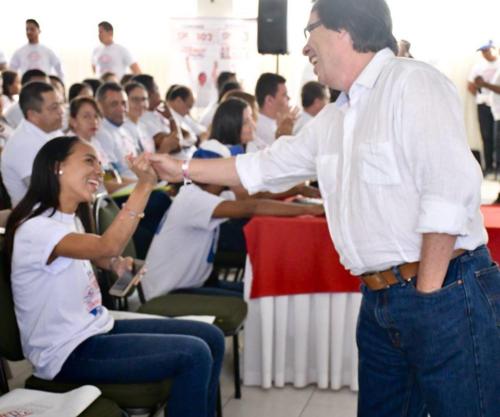 Cesar Lorduy y Arturo Char en encuentros con sectores sociales durante campaña al Congreso 34
