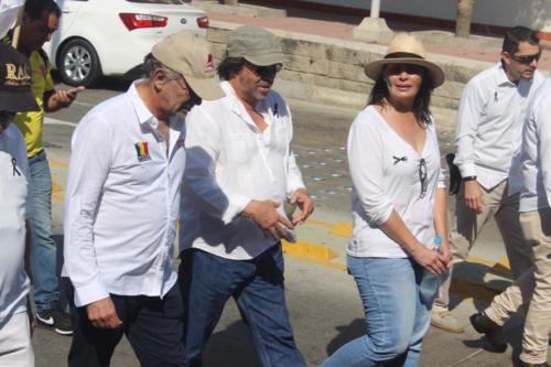 Cesar Lorduy asistió a marcha en solidaridad con la Policía Nacional de Colombia 3