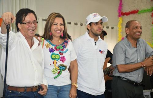 Cesar Lorduy y Arturo Char en encuentros con sectores sociales durante campaña al Congreso 31
