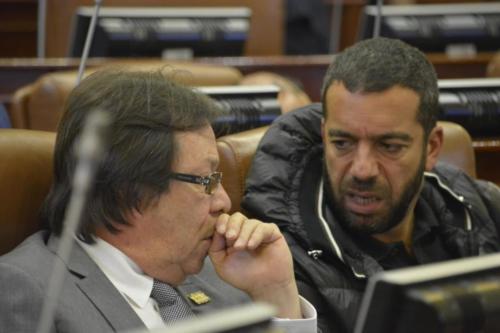 César Lorduy y Arturo Char.