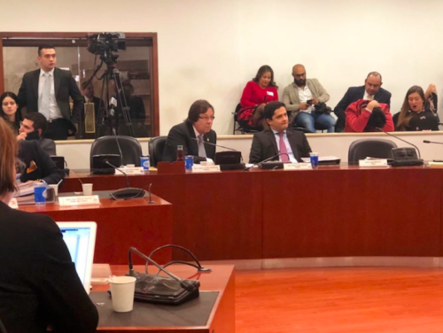 Voto positivo a proyecto que beneficia a Parques de Colombia.